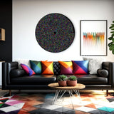 Pi π Day Puzzle for Adults 1000 Pieces, Round Rainbow Jigsaw Puzzle, Hard Impossible Puzzle by Number IdeaBazar