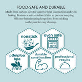 Chicago Metallic Professional Non-Stick Cooking/Baking Sheet,16.1"X12"X1", Silver Farberware