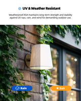 Inslogic ASA Filament 1.75mm, UV & Weather Resistant 3D Printer Filament, High-Strength & Heat-Resistant, Smooth Printing with Low Warping, Ideal for Outdoor Use, 1kg (2.2lbs) Spool, White Inslogic