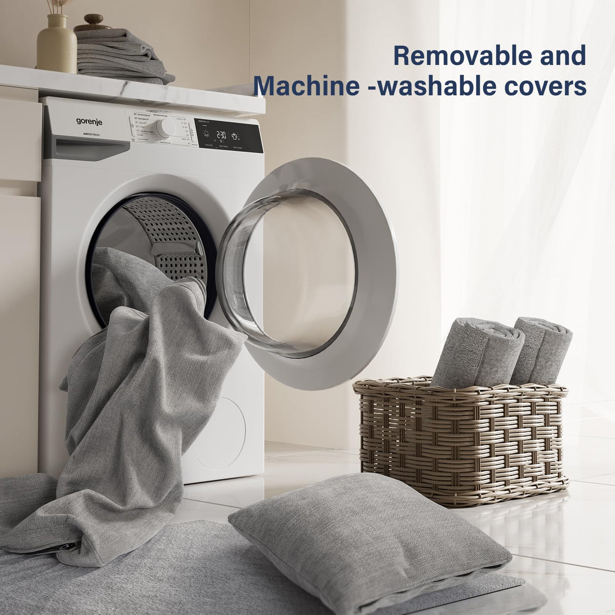 Czpalo 71.25" Chenille Sofa Couches for Living Room, 2 Seater Sofa with 2 Pillows, Small Modern Loveseat Couch for Small Spaces, Office. (Light Grey, 71.25 inches) Czpalo