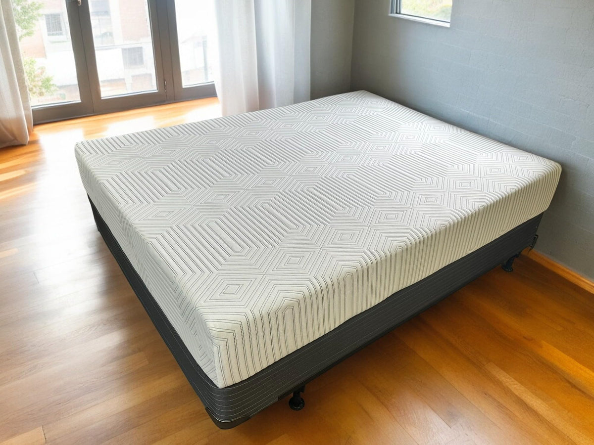 Excel Sleep 8" Green Tea Memory Foam Mattress, Medium Firm, Zoned Pressure Relief (70x80 - RV King) Excel Sleep