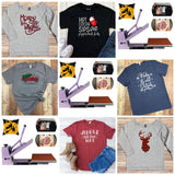 Large Heat Press 16x24 Manual with Slide-Out Base, Industrial Grade 2000W Clamshell Heat Press Machine for T-Shirts - Purple/Green Heat Transfer Equipment for Sublimation, DTF & Vinyl (Purple) WUMSTOT