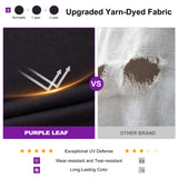 PURPLE LEAF 10' x 10' Pergola with Curtains Outdoor Retractable Pergola Patio Metal Shelter for Garden Porch Pavilion Dark Gray Frame Gazebo Modern Yard Grill Pergolas with Shade Canopy Navy Blue PURPLE LEAF