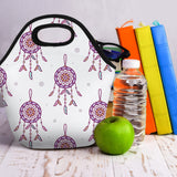 Paterr 24 Pieces Sublimation Blanks Neoprene Lunch Bag Insulated Lunch Box Reusable Lunch Bag Case Thermal Food Carry Case Handbags with Zipper for Adults Work Travel Picnic DIY, White Paterr