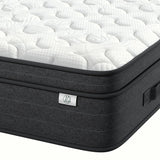 koorlian Queen Mattress 10 Inch, Hybrid Queen Size Mattress in a Box, Queen Bed Mattress with Memory Foam and Pocket Spring, Breathable & Pressure Relief, Medium Firm Mattress Queen Size 80"x60"x10" koorlian