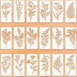18 Sheet Reusable Flower Stencils for Painting,Stencils for Painting on Wood,Large Floral Stencil Templates with Leaf Vine Designs for DIY Crafts,Home Decor,Furniture Art starfa lab