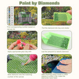 CEOVR Scenery Diamond Painting Kits for Adults, Garden Landscape Diamond Art Dots 5D Full Drill DIY Gem Art, Adult Crafts Kits Arts and Crafts, Wall Decor for Home Office 12x16in CEOVR
