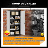 Greenvelly Metal Storage Cabinet, Locking Steel Garage Cabinets with Doors and Adjustable Shelves,Lockable Metal File Cabinet, Metal Tool Cabinets for Garage,Home Office,School (Black Grey) Greenvelly