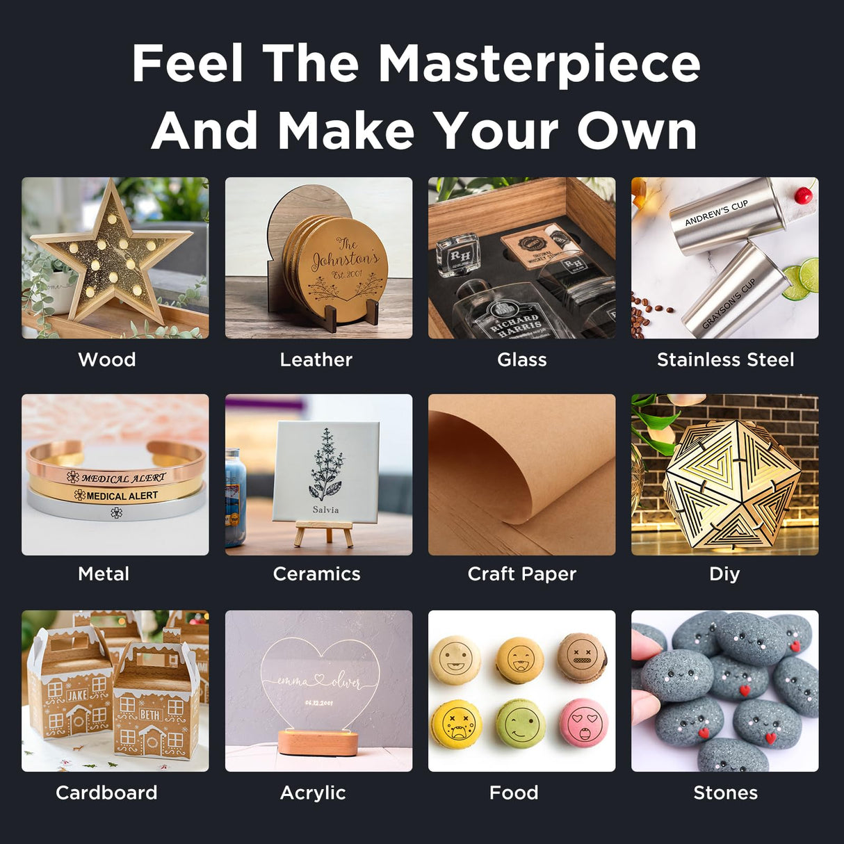 Acmer Laser Engraver,P1 S PRO 6W Laser Cutter and Engraver Machine Laser class 4 for Wood, Metal, Acrylic, Leather ACMER