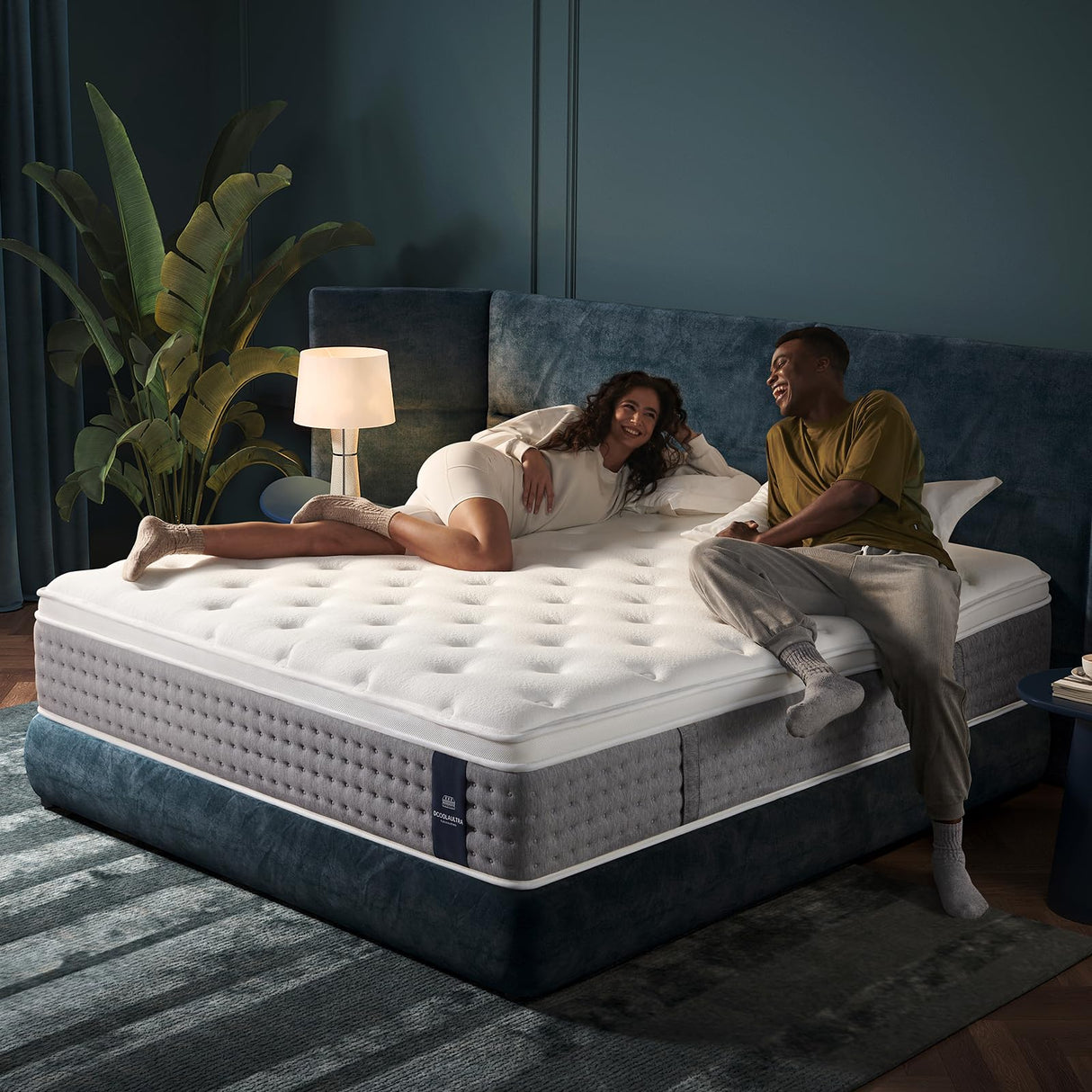 DCOOLAULTRA King Mattress 14 Inch,Medium Firm Hybrid with Memory Foam& Individually Wrapped Pocket Coils for Support,CertiPUR-US Certified,Fiberglass-Free DCOOLAULTRA