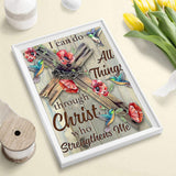 Clendo Christ Diamond Painting Kits for Adults, 5D DIY Full Drill Diamond Dots Paintings with Diamonds Gem Art and Crafts for Adults Home Wall Decor, Crucifix 12x16in Clendo