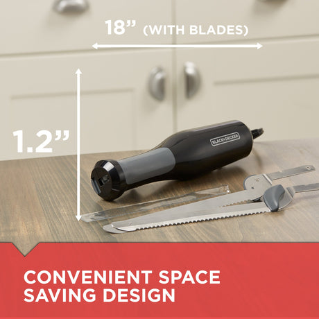 BLACK+DECKER Electric Carving Knife, Black BLACK+DECKER
