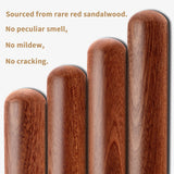 Aisoso French Rolling Pin, 17.7 Inches Wood Rolling Pin for Baking Extra Long Thickened, Classic Wooden Dough Roller for Fondant Pizza Pie Crust Cookie Pastry, Essential Kitchen Utensil, Brown Aisoso