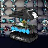 CHAUNVEN 3000mAh 18V Battery Replacement for Makita 18V Battery Compatible with 18 Volt BL1830B BL1840B BL1850B BL1860B BL1815B Battery (2 Packs) CHAUNVEN