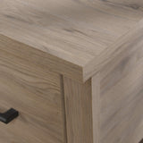 Sauder Summit Station Desk, L: 52.09" x W: 19.29" x H: 29.02", Laurel Oak finish Sauder