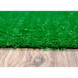 Garland Rug Artificial Grass 7 Ft. X 10 Ft. Large Indoor/Outdoor Area Rug Green -Lush Green, Durable, and Low-Maintenance for Patios, Lawns, and More Garland Rug