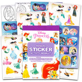 Disney Princess Imagine Ink Book and Sticker Book Set (Bundle Includes 2 Books and Mess Free Marker) Disney