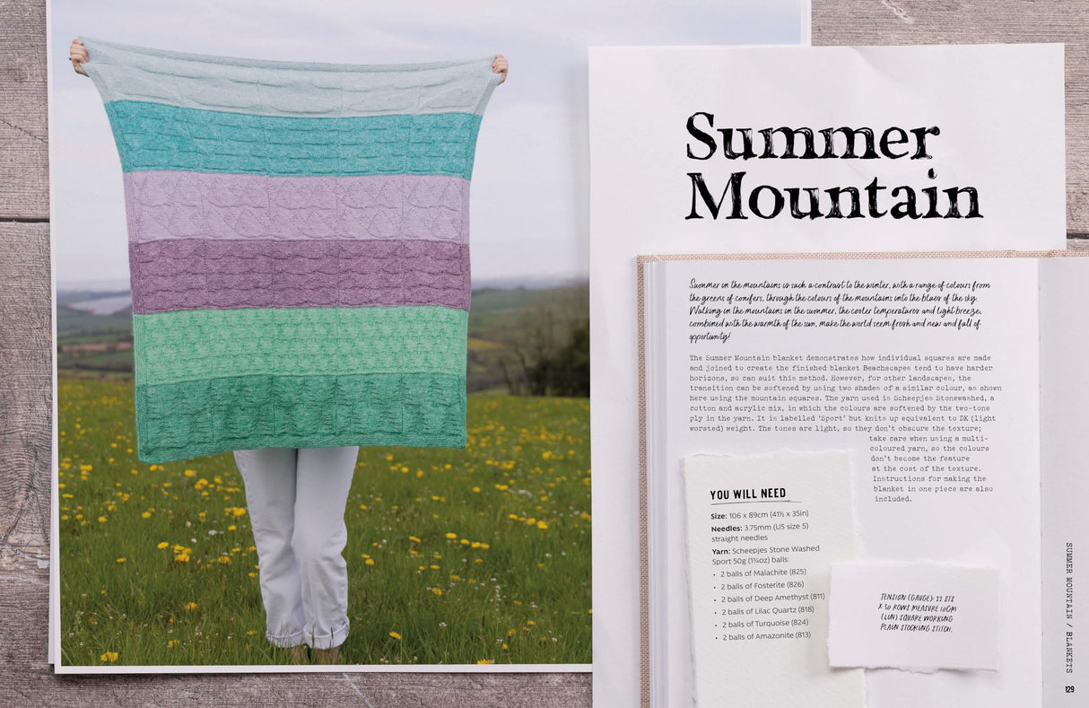 The Art of Landscape Knitting: Beginner Knitting Patterns for Unique Blankets WoodArtSupply