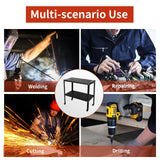 Welding Table Welding Cart 36”×18”, 1200lbs Load Capacity Industrial Workbench with 5/8" Holes Fixture Table with Wheels SGOLAN