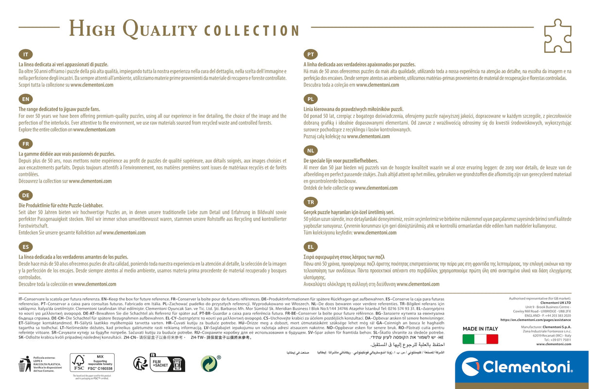 Clementoni Collection-The Underwater Battle-3000 Pieces-Puzzle, Author Illustration, Paolo Barbieri, Horizontal, Fun for Adults, Made in Italy, Multicoloured, 33023 Clementoni