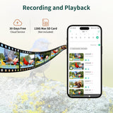 Twesync Smart Bird Feeder with Camera Solar Powered, 1080P HD AI Identify Wild Bird Feeder Camera Twesync