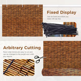 XINSARV Natural Reed Fencing Rolls, 2FT-6FT x 16.4FT Reed Screen Curtain Balcony Fence Privacy Panels, Outdoor Backyard Patio (Size: H0.61xL7m/H2xL23ft) XINSARV