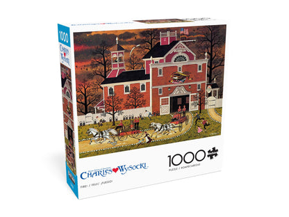 Buffalo Games - Charles Wysocki - Fire! - 1000 Piece Jigsaw Puzzle for Adults -Challenging Puzzle Perfect for Game Nights - Finished Size is 26.75 x 19.75