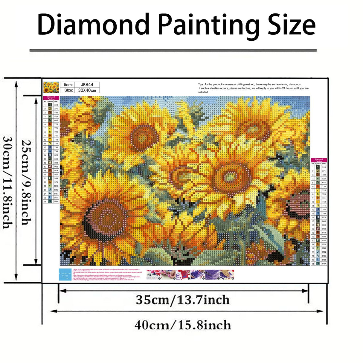 GXGLLPZBY 5D Diamond Painting Kits for Beginners,DIY Sunflower Diamond Art Kits for Adult, Full Round Diamond Dot Gem Art Kits,Home Wall Decoration 11.8x15.8 Inches GXGLLPZBY