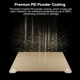 ENOMAKER Ender 3/Pro/V2/Neo PEO PET Build Plate,Magnetic Print Bed,Carbon Fiber/Diamond Textured Double Sided Flex Spring Steel Sheet for Creality Ender 5/Pro,Elegoo Neptune 3 Pro 3D Printer 235x235mm ENOMAKER