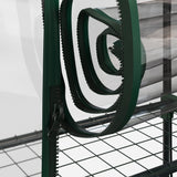 Home-Complete Small Greenhouse for Outdoors, 2-Tier Greenhouse with Zippered Roll-up Door and Powder-Coated Steel Frames, Waterproof PVC Cover for All-Season Gardening Home-Complete