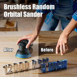 5" Orbital Sander for Makita 18V LXT Li-ion Battery, Palm Sander with Brushless Motor, Electric Hand Sander for Woodworking and Polishing(Battery Not Included) TengXcel