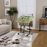 1500 Piece Jigsaw Puzzle Table with Legs,Jigsaw Puzzle Board Portable with 4 Drawers and Cover,35"x26"Adjustable Puzzle Tables for Adults,Gift for Mom OIRBOEUS