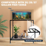 Fish Tank Stand: The Perfect 29 Gallon Metal Aquarium Stand Measuring 32.7" W x 13" D x 32.3" H to Fit Your Aquatic Display Needs. tongmo