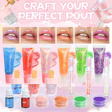 Lip Gloss Making Kit, TSVATE Make Your Own Lip Gloss Kit, 67PCS DIY Lip Gloss Making Supplies, Moisturizing Glitter Lip Kit Lipgloss Making Kits, Lipgloss Sets for Girls Tween Girls Trendy Stuff Women TSVATE
