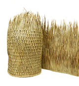 FOREVER BAMBOO Mexican Thatch Roof Runner Roll Duck Blind Grass Tiki Hut Thatch Duck Boat Blinds Palapa Thatch Roofing for Tiki Bar Huts, Tan, 35" x 60' FOREVER BAMBOO