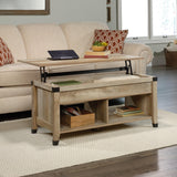 Sauder Carson Forge Lift Top Coffee Table, Lintel Oak finish Sauder
