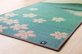 イケヒコ・コーポレーション IKEHIKO Non Slip 1/4-Inch Tatami Yoga Mat, Japanese Tatami Mat, Natural Relaxing Scent, Perfect for Pilates, Meditation, Made in Japan (Sakura-Fuji) イケヒコ・コーポレーション