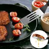 Small Spatula 2 Pieces, Mini Serving Spatula for Kitchen Use, Metal Spatula for Serving and Turning, Ideal for Pancakes, Brownies, Desserts, Cookie, Eggs or Small Pan volikos