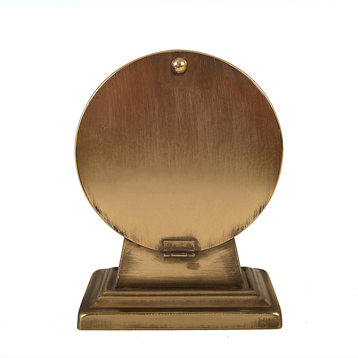 Creative Co-Op Decorative Metal Mantel Clock, Gold Finish Creative Co-Op