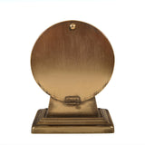 Creative Co-Op Decorative Metal Mantel Clock, Gold Finish Creative Co-Op