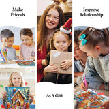 Mrnsiet Chirstmas Diamond Painting Kits for Adults, Candy House Diamond Art Kit for Beginners, DIY Full Drill Winter Painting Gem Art Painting Kits 14x14Inch Mrnsiet