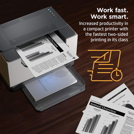 HP Laserjet M209dw High-Speed Wireless Monochrome Laser Printer for Home Use and Small Business, Fast 2-Sided Printing, Scanner, Copying, Dual Band WiFi Compact Black and White Printers (Renewed) HP
