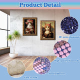 CTEOUNPT 5D Diamond Art Kits for Adults - Funny Cat Diamond Painting Kit, DIY Mosaic Canvas Crafts, Cute Cat Wall Decor for Beginners (4pcs, 11.8 * 15.7in) CTEOUNPT
