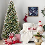 AREOPNMG Paint by Numbers Kit for Adults Beginner DIY Dragon Painting by Numbers Kits,with 3 Brushes and Acrylic Paint(Without Frame), Home Wall Decor 16 x 16 in AREOPNMG