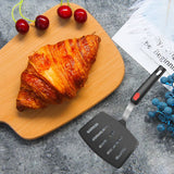 Silicone Spatula Turner, 4-Pack Spatulas 600°F Heat Resistant Set for Nonstick Cookware, Kitchen Cooking Utensils BPA Free Rubber Egg, Crepe, Pancake,Burger,Fish Wiztoynia