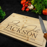Personalized Cutting Board, Housewarming Gift, Wedding Gift, Charcuterie Board, Engagement Gift, Bridal Shower, Engagement Present American Sign Letters