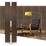 Generic 94.5"" L x 5.75"" W Shiplap Wood Wall Paneling, 3D Wall Paneling for Interior Wall Decor (Set of 3) (Driftwood) WoodArtSupply