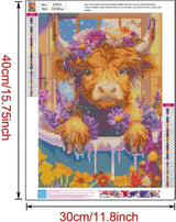 CraftCraze 12 Pack Animals Diamond Art Painting Kits for Adults - 5D Diamond Dots for Adults Beginner,DIY Round Full Drill Gem Art Painting by Numbers kit for Wall Decor Gifts 12x16 inch CraftCraze