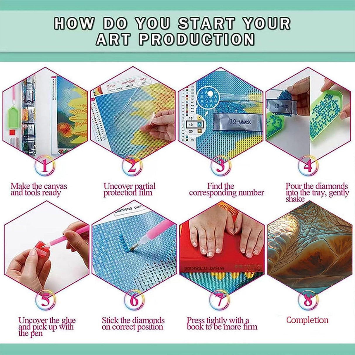 Sea Turtle Diamond Painting Kits for Adults - Diamond Art for Adult Turtle, Gem Painting Crafts Kits Gift, DIY 5D Gem Art Perfect for Home Wall Decor Gifts (16x12 inch) xackcme