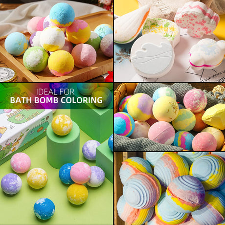 20 Colors Bath Bomb Soap Dye - Wayin Liquid Based Soap Colorant, Food Grade Coloring, Skin Safe, Vibrant Neon Soap Coloring for Soap Making DIY, Bath Bomb Supplies Kits, Bath Salt Crafting, Slime Dye Wayin